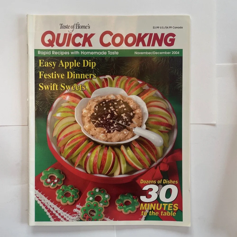Taste of Home Quick Cooking Magazine Lot 2004 Full Year 6 Issues Rapid Recipes